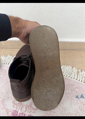 Kahverengi Deri Erkek Bot 42 numara erkek ipli kahve bot - Görsel 6