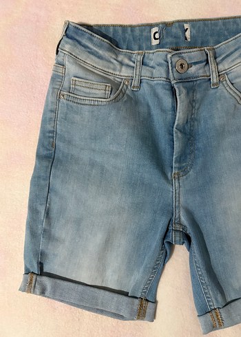 Mini Kadın Kot Şort - Görsel 2