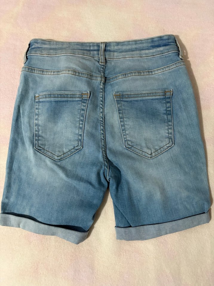 Mini Kadın Kot Şort - Görsel 3