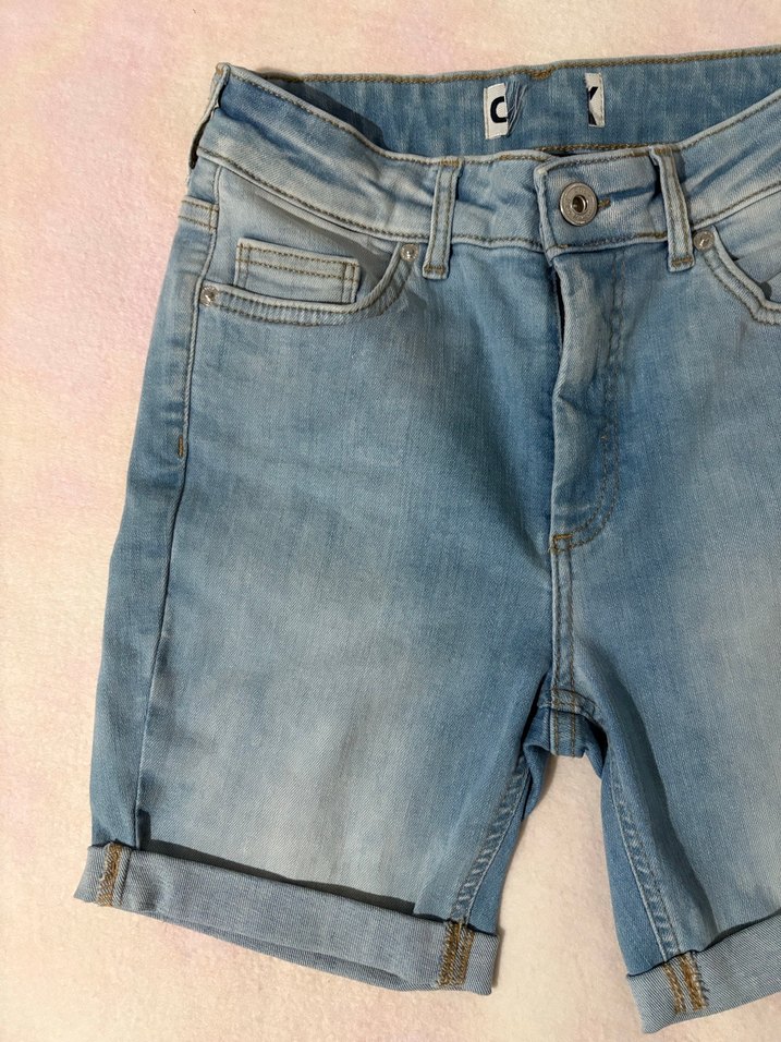 Mini Kadın Kot Şort - Görsel 2