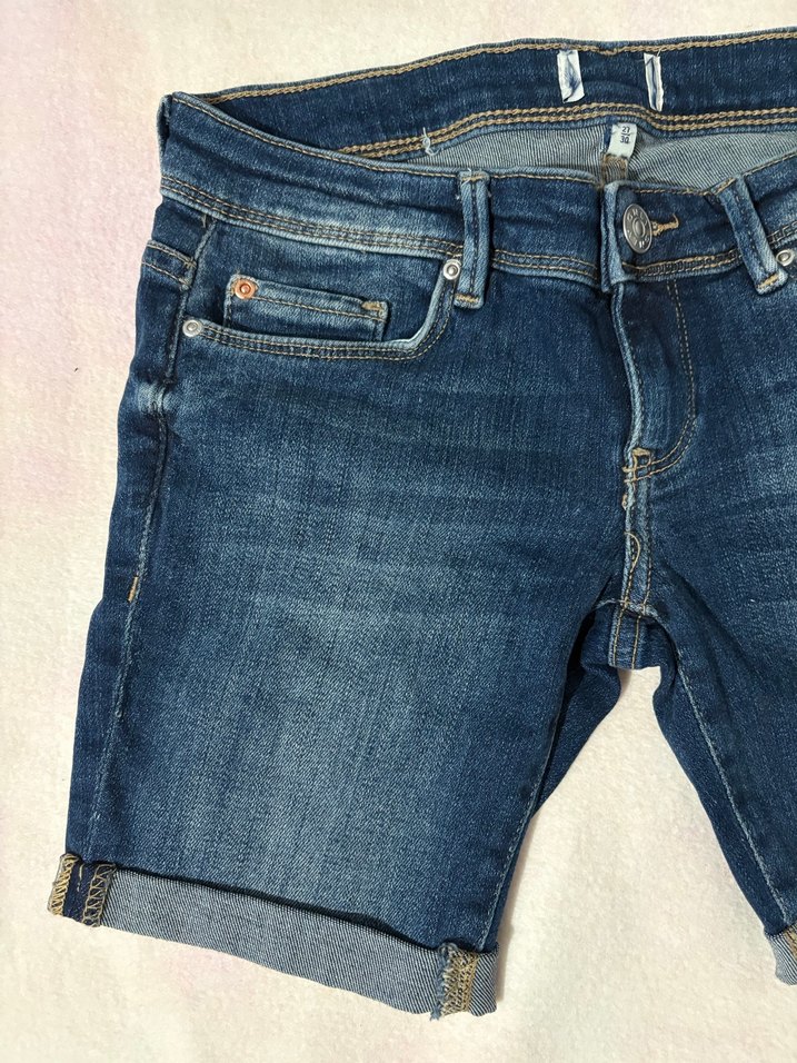 Kadın Mini Denim Şort - Görsel 2