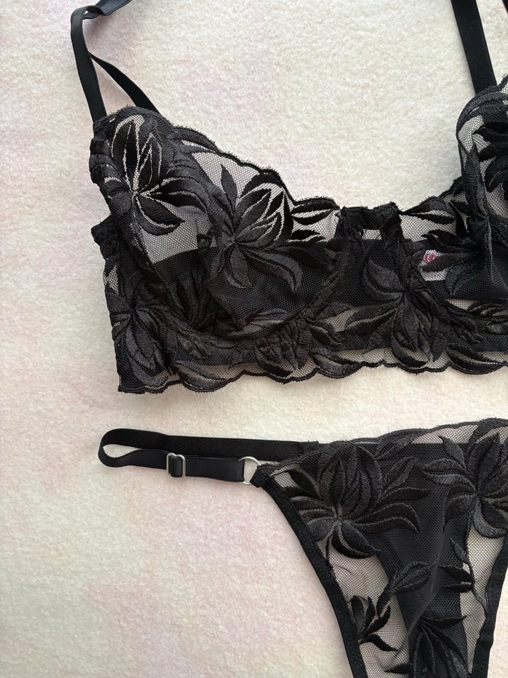 Siyah Sütyen Takımı - Görsel 2