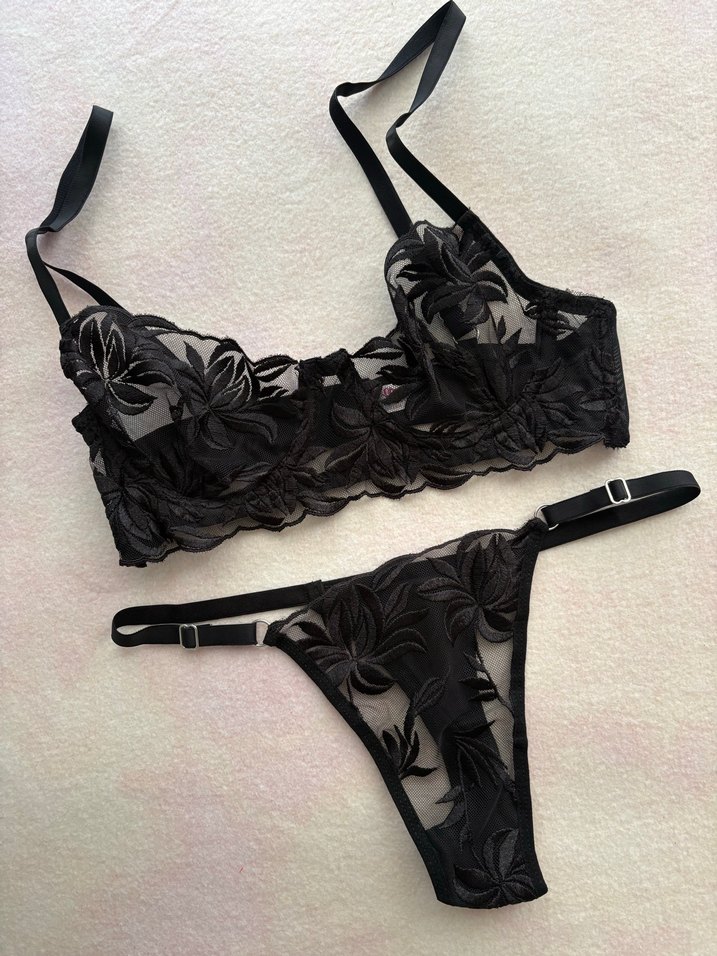Siyah Sütyen Takımı - Görsel 3
