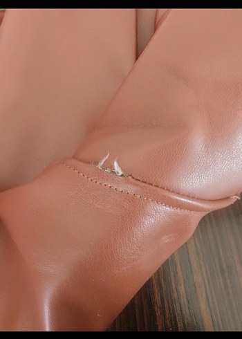 Kahverengi Kürklü Deri Erkek Çocuk Mont - Görsel 8