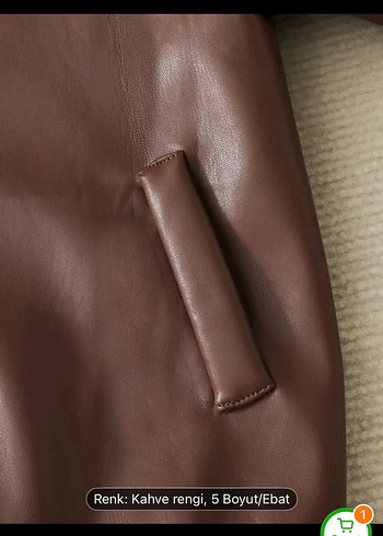 Kahverengi Kürklü Deri Erkek Çocuk Mont - Görsel 6