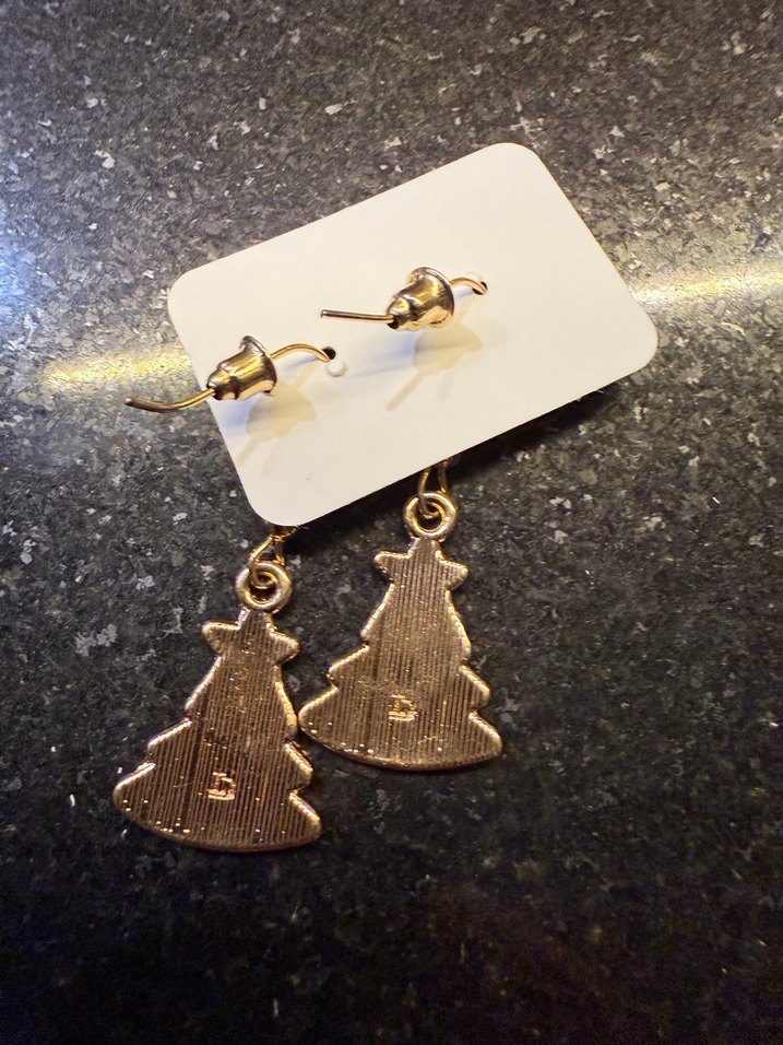 Yılbaşı Ağacı Temalı Küpeler - Görsel 2