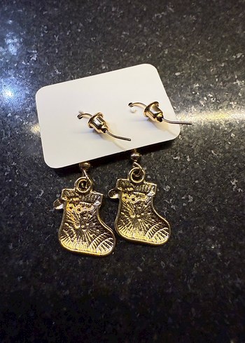 Yılbaşı Temalı Mini Küpe - Görsel 2