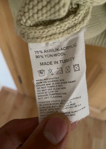 Diğer Bej Kadın Boğazlı Triko Kazak