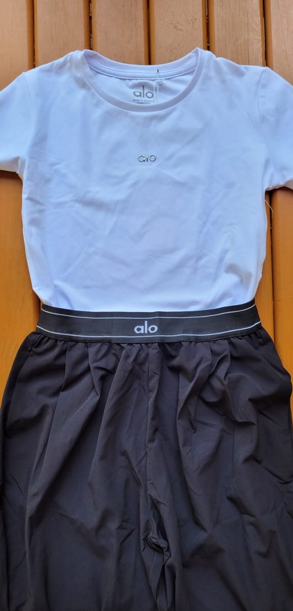 "alo"Siyah Salaş  Kadın Kumaş Pantolon - Görsel 3