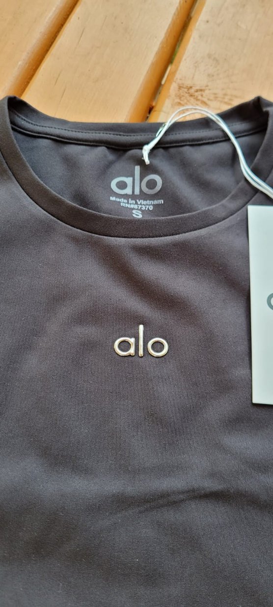 Kadın Siyah Kısa Kollu Crop Tişört - Görsel 2