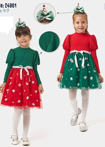 Kız Çocuk yılbaşı elbisesi - Görsel 3