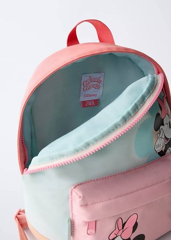 Pembe Pastel Çocuk Okul Çantası Mini Mause - Görsel 3