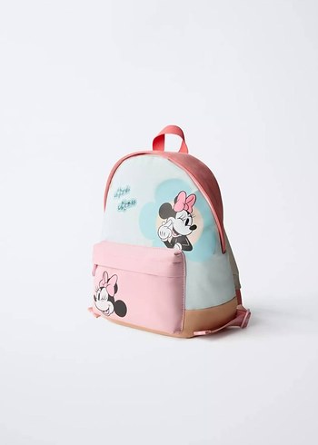 Pembe Pastel Çocuk Okul Çantası Mini Mause - Görsel 2