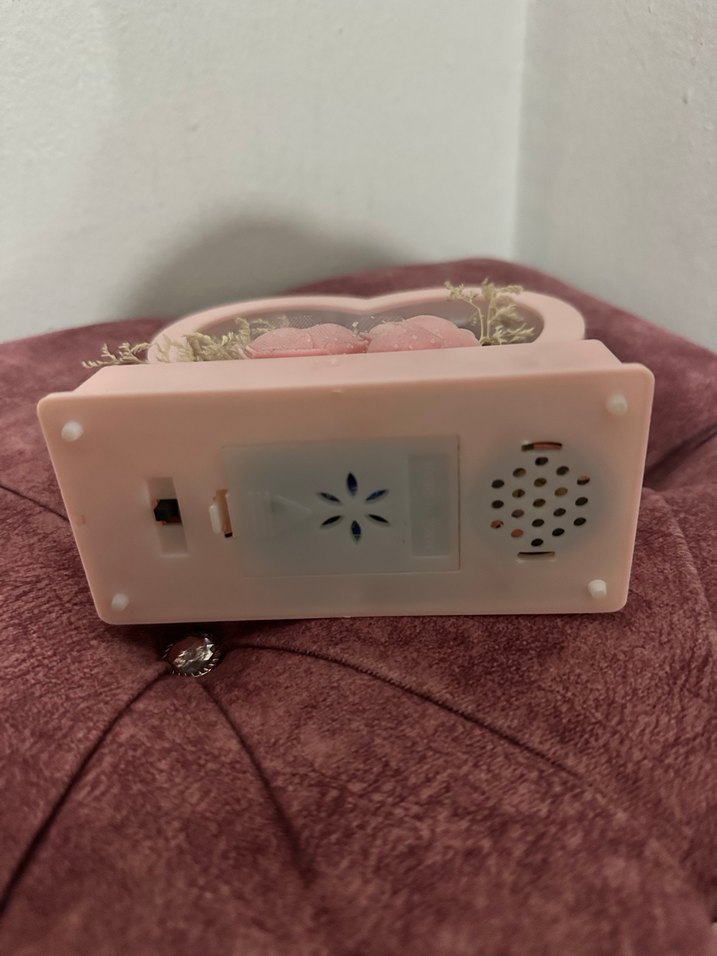 Pembe Kalp Figürlü Romantik Işıklı Biblo - Görsel 3