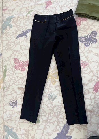 Siyah Kadın Ofis Kumaş Pantolon - Görsel 3