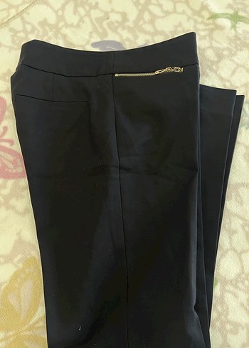 Siyah Kadın Ofis Kumaş Pantolon - Görsel 4