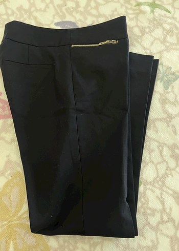 Siyah Kadın Ofis Kumaş Pantolon - Görsel 2