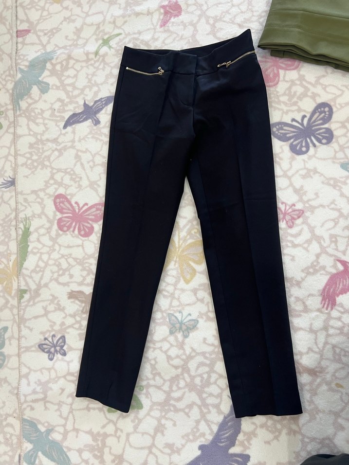 Siyah Kadın Ofis Kumaş Pantolon - Görsel 3