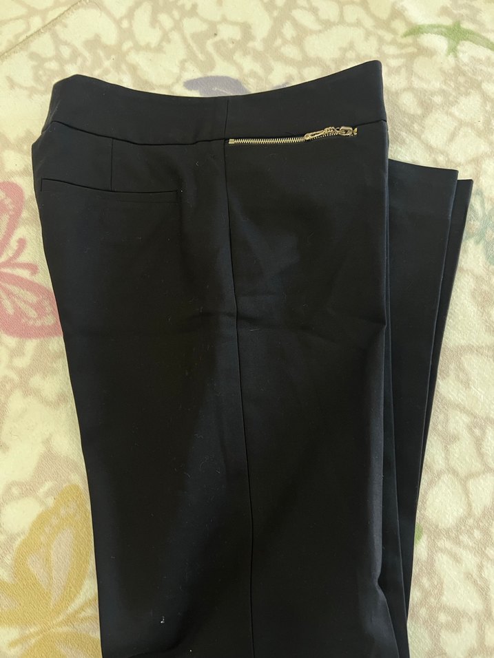 Siyah Kadın Ofis Kumaş Pantolon - Görsel 4