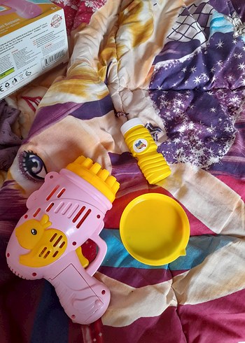 Baloncuk tabanca Sarı ve Pembe Renkli