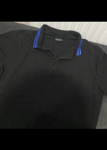 Erkek Siyah Polo Yaka Tişört