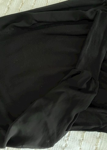 Trendyol & Milla Siyah Uzun Kollu Minimalist Bluz