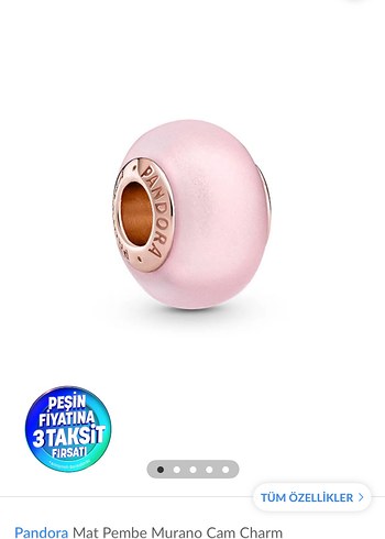 Turkuaz Renkli Pandora Charm - Görsel 2