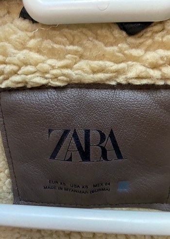 xs Beden kahverengi Renk zara ceket