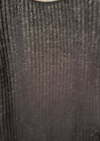 42 Beden siyah Renk Siyah, Uzun Kollu, Fit Kesim Simli Triko Kadın Elbise