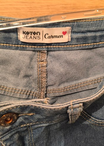 Koton Mavi Kadın Kot Jean Pantolon