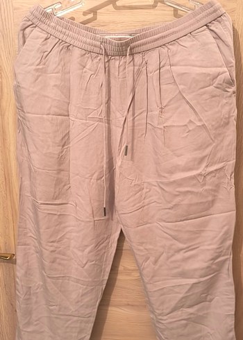 Zara Bej Midi Yazlık Kadın Pantolon
