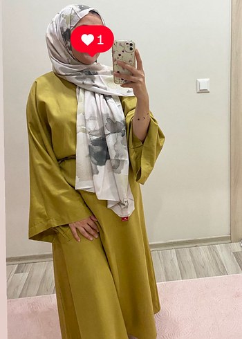 Salaş Kesim Uzun Kol Bağcıklı Kadın Kimono ve şal