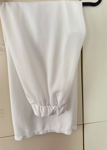 Krep kumaş bol paça pantolon