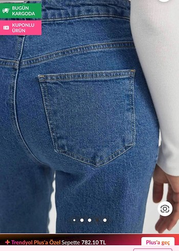 Defacto Kadın Mavi Regular Fit Midi Boy Denim Jean
