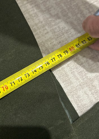 l Beden Kadın Yeşil Süet Düğmeli Blazer Ceket vintage