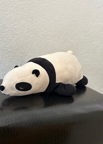 Beyaz ve siyah panda peluş oyuncak