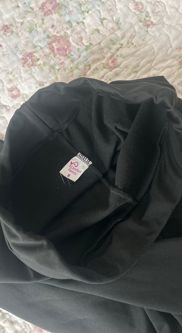 Kadın Siyah Midi Kumaş Pantolon - Görsel 2