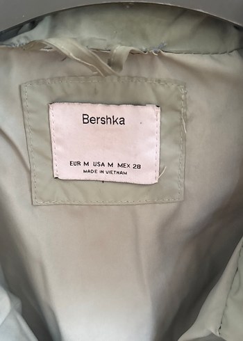 Bershka Gri Mini Kadın Kışlık Ceket