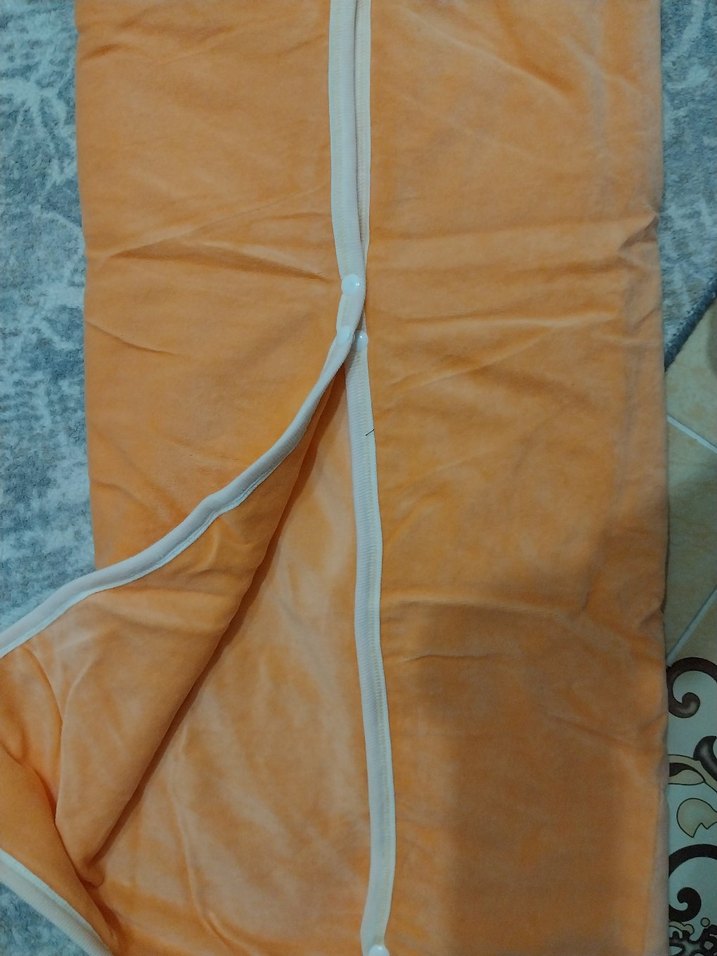 Nakışlı Turuncu Bebek Battaniyesi - Görsel 2