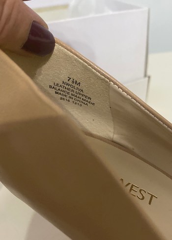 Bej Deri Stiletto Topuklu Kadın Ayakkabı - Görsel 5