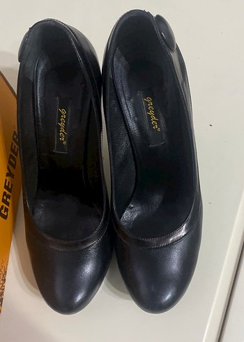 Greyder siyah topuklu ayakkabı - Görsel 5