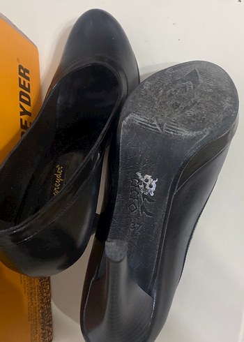 Greyder siyah topuklu ayakkabı - Görsel 4
