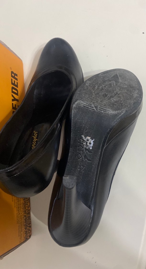 Greyder siyah topuklu ayakkabı - Görsel 4