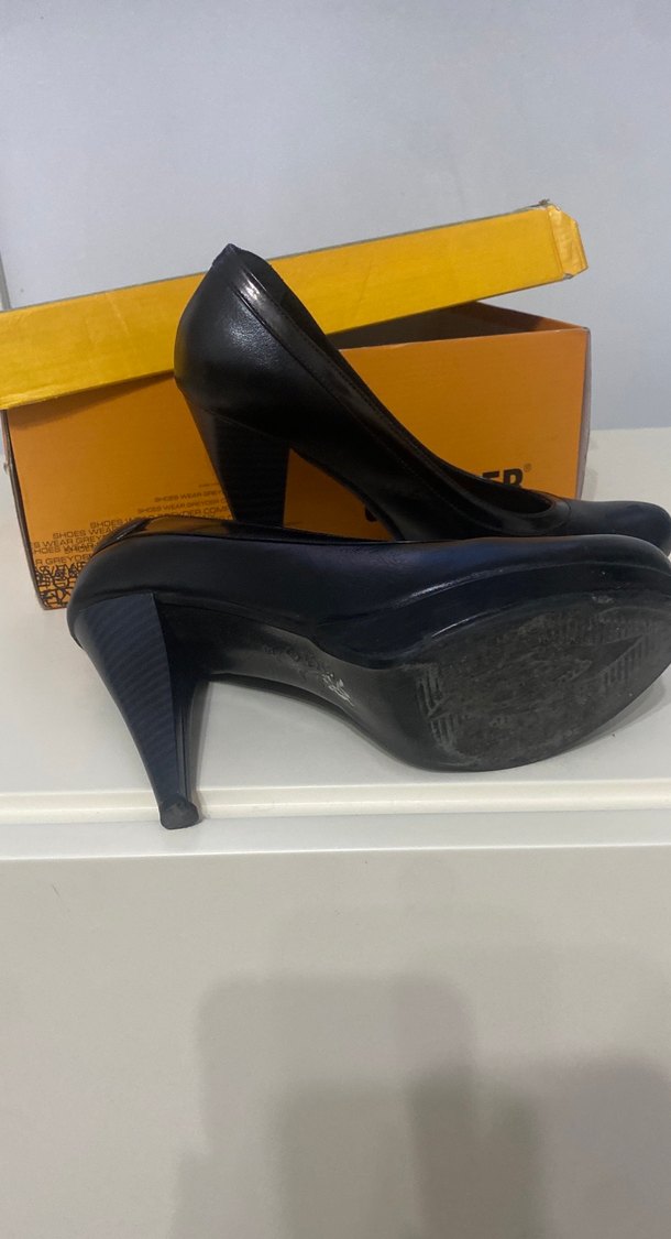 Greyder siyah topuklu ayakkabı - Görsel 3