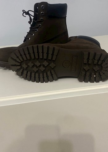 Kahverengi Süet Erkek Günlük Bot sadece 2 kez giyildi - Görsel 2