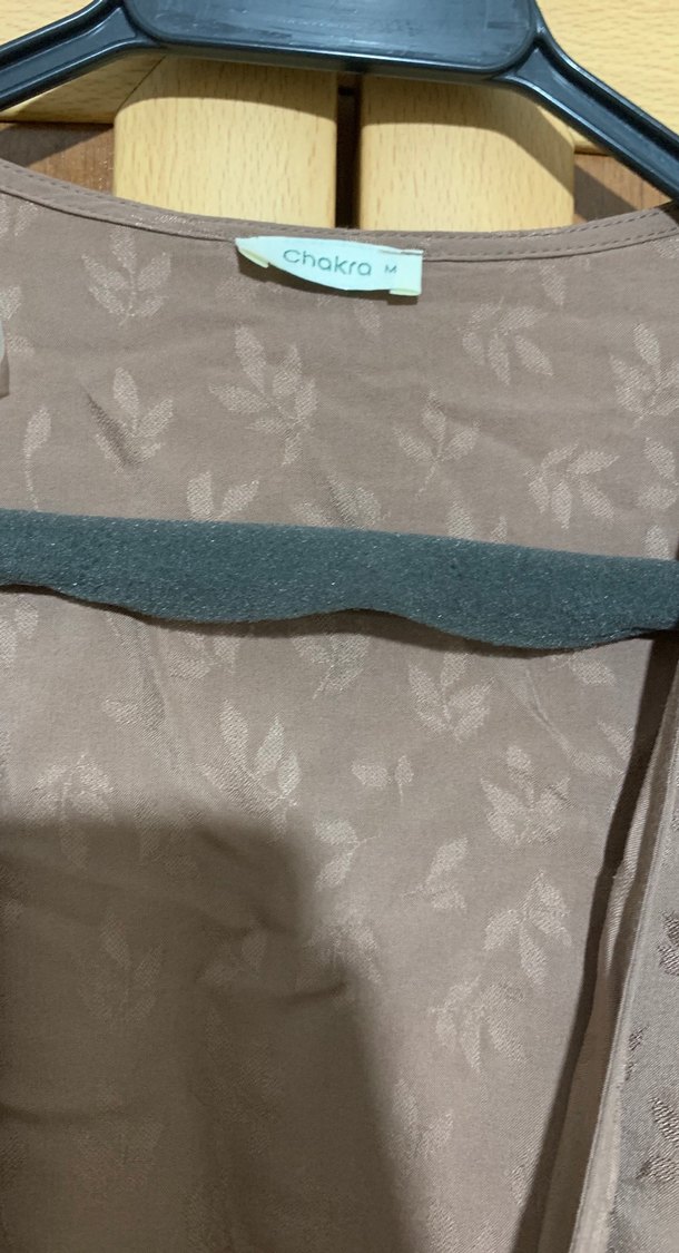 Ahşap Bağlamalı Uzun Kadın sabahlık - Görsel 2