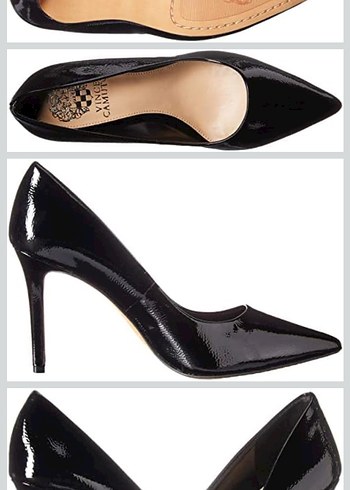 Siyah Rugan Stiletto - Görsel 2