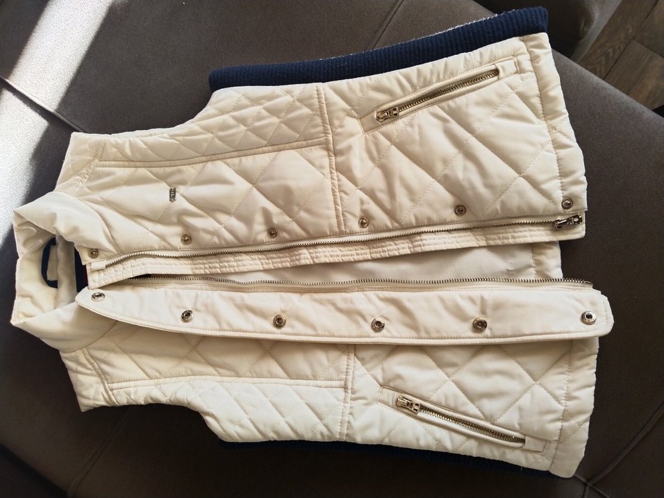 uspa krem kapitone yelek 6 7 yas - Görsel 2