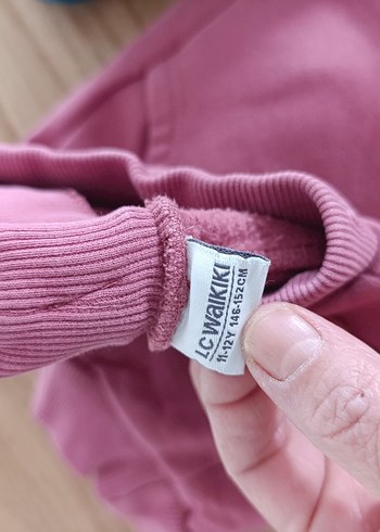 Pembe çocuk Rahat Kesim Eşofman Altı 2 li satış - Görsel 3