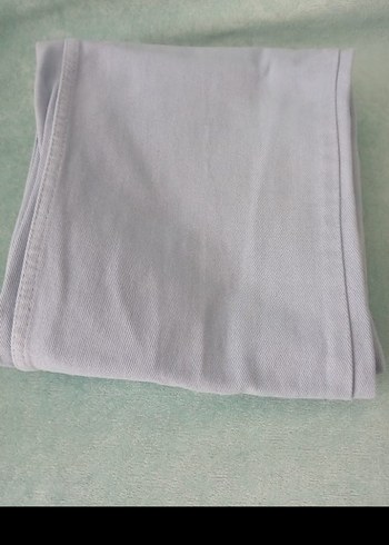 universal Beden Pastel Mavi Midi Kadın Kot Pantolon